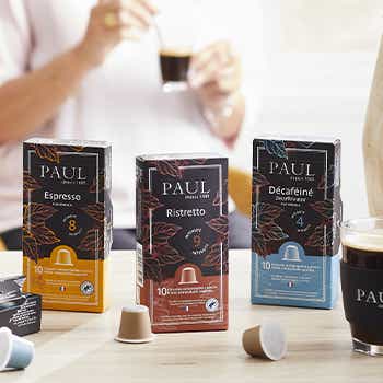 Le plaisir d’un café PAUL chez soi !